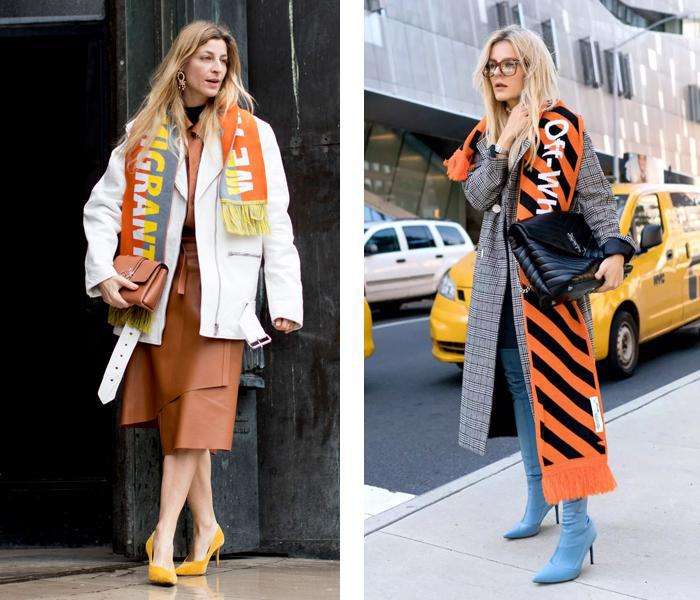 围巾怎样系秒变内搭,围巾自己织的怎么系