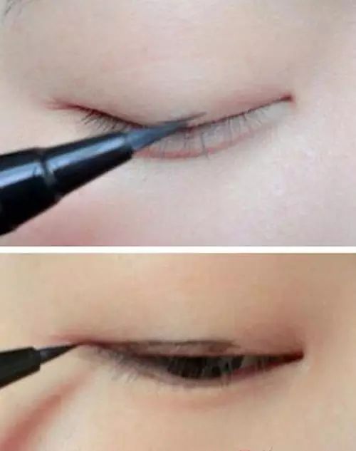 初学化妆怎样画眼线,眼线画法新手入门教程下眼线