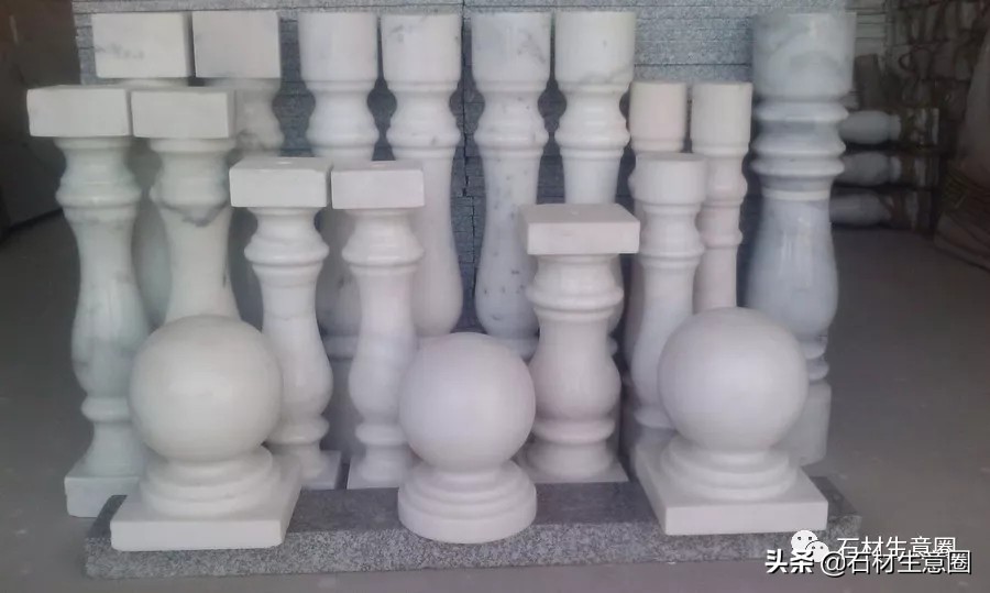 别墅大理石栏杆款式大全,别墅阳台栏杆温州石材