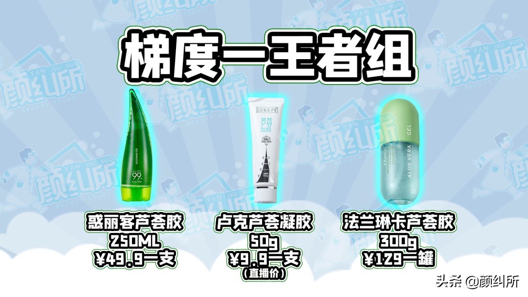 芦荟胶测评推荐,比较好用的芦荟胶测评