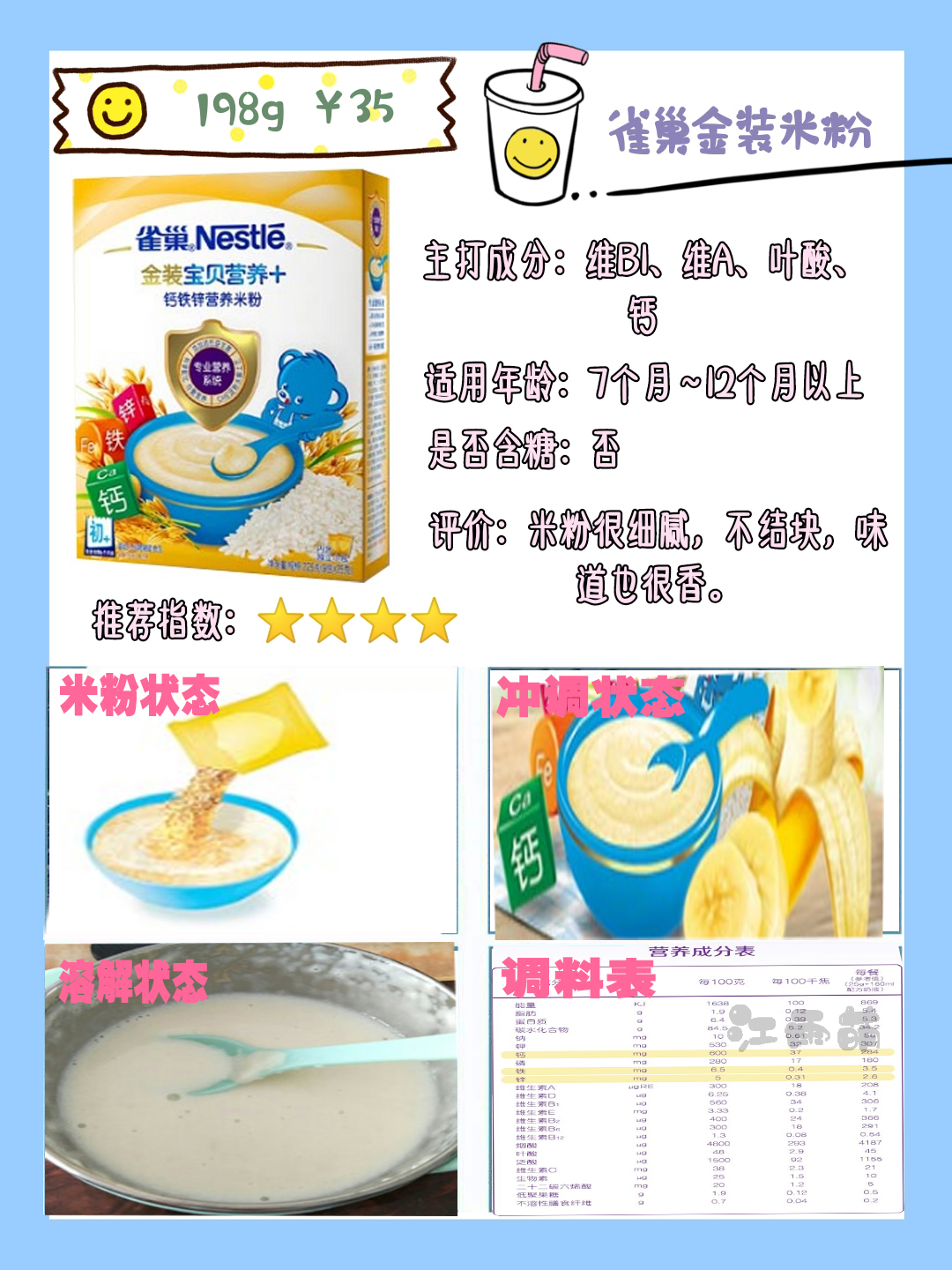 宝宝的第1口米粉怎么加,婴儿的第一口辅食米粉怎么吃