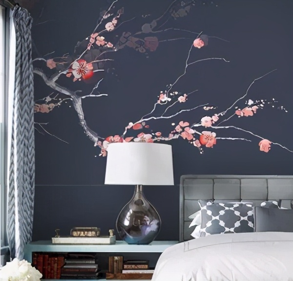 硅藻泥中式背景墙效果图客厅,硅藻泥电视背景墙新中式