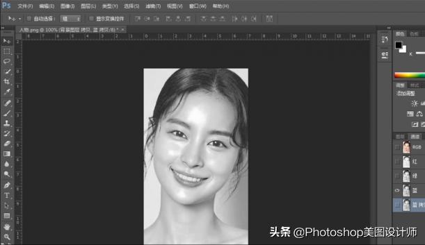 ps去面部油光,ps去除照片头发油光