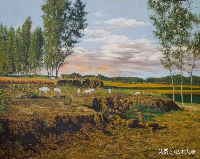 张冬峰油画风景作品欣赏,油画大师张晓刚