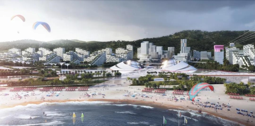 深汕合作区城市设计,滨海新城城市设计