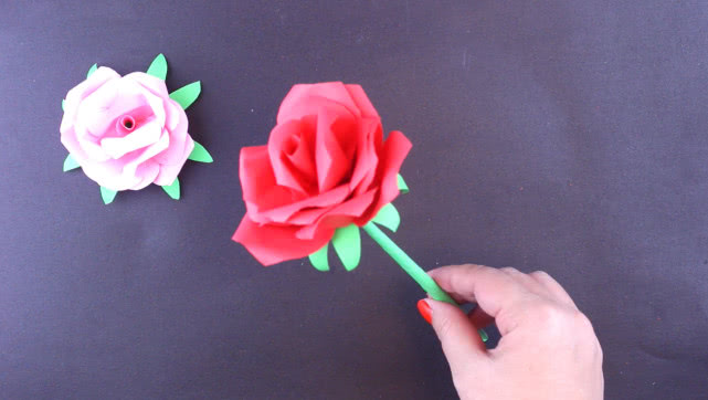 手残*党**也能学会的玫瑰花折纸，情人节送给女神惊喜，手工折纸详解