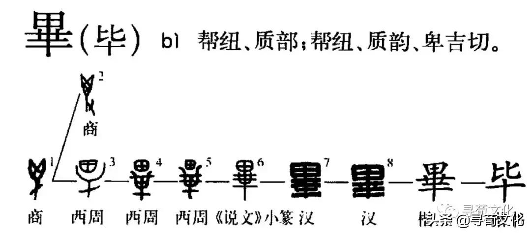 毕-汉字的艺术与中华姓氏文化荀卿庠整理