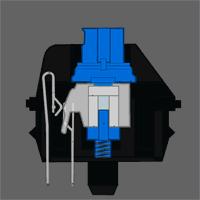 青轴全透明机械键盘推荐,机械键盘黑红青茶轴有什么区别