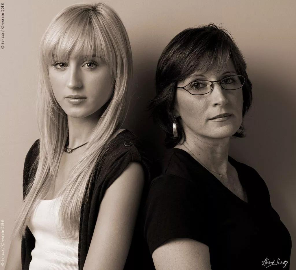 模特们啊~~妈妈的基因太强大，据说“女儿会偷走麻麻的美丽？