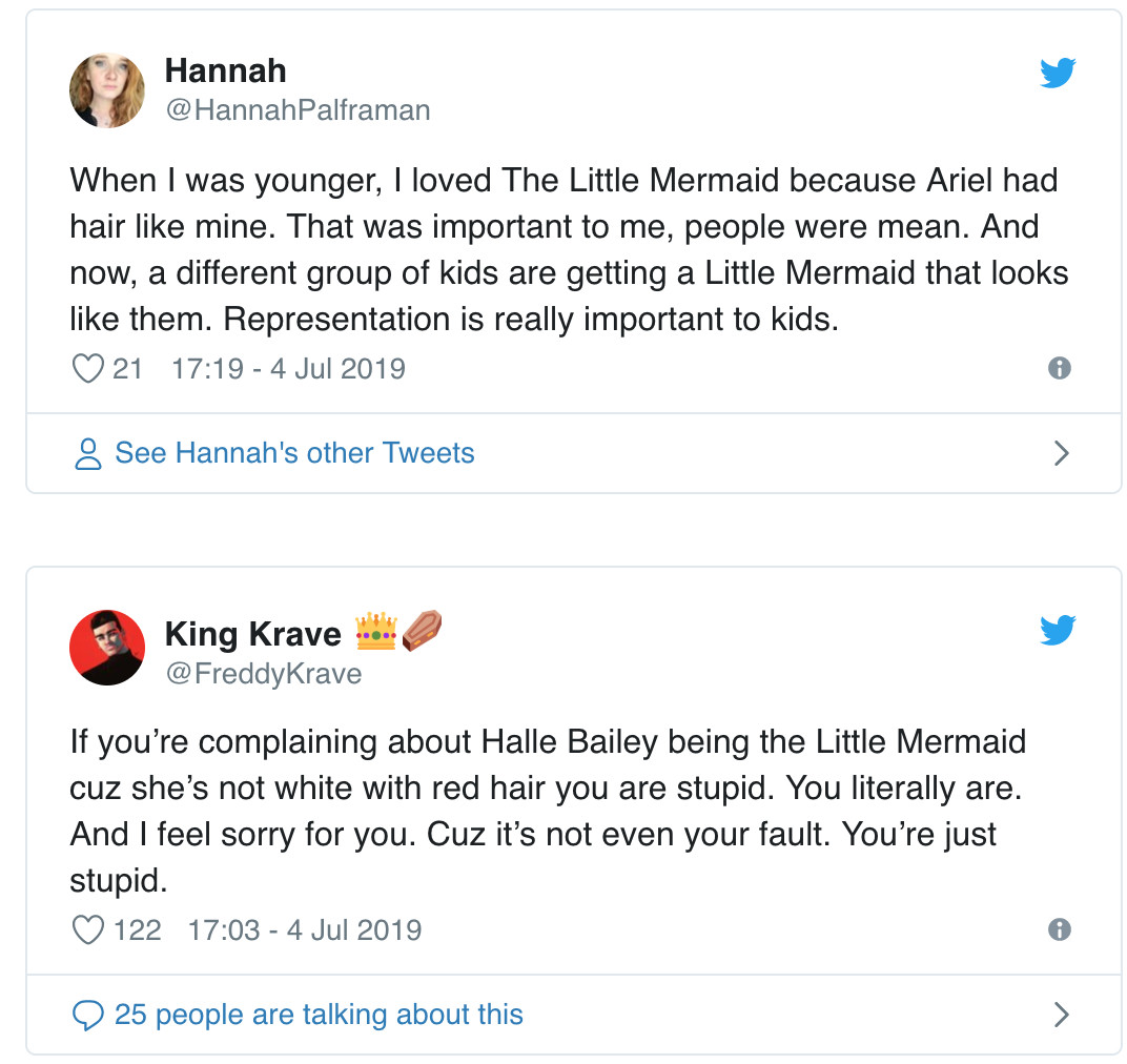 黑人饰演《小美人鱼》引争议！大神泡面修复破损物