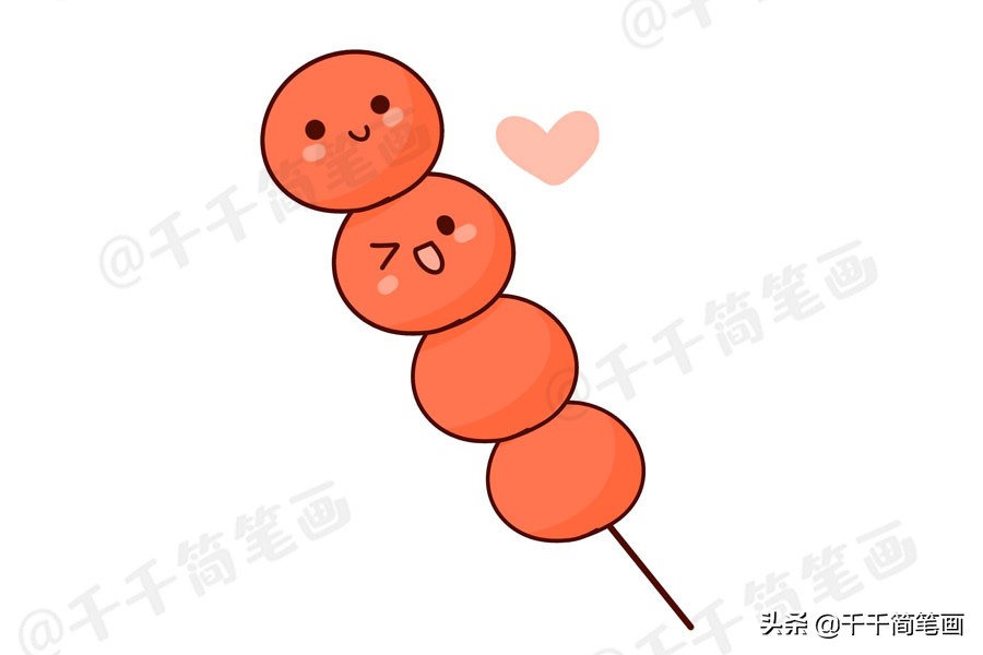 鼠年拜年简笔画大全带颜色,鼠年过年图片大全简笔画