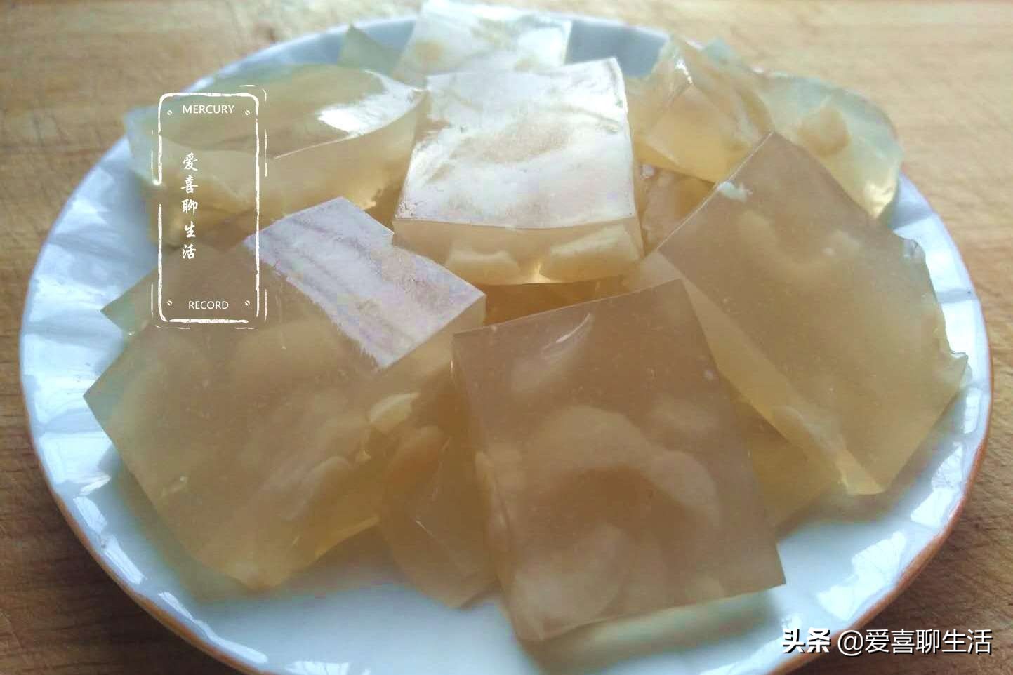 怎么做清澈透明的猪皮冻,如何做有嚼劲的猪皮