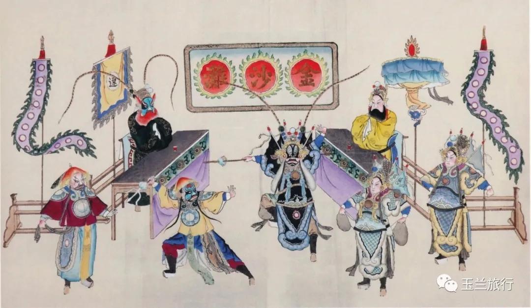 杨柳青木版年画传承及彩绘实践,100幅怀旧杨柳青年画欣赏