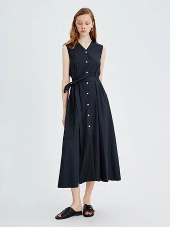 气质系带连衣裙,气质系带收腰连衣裙