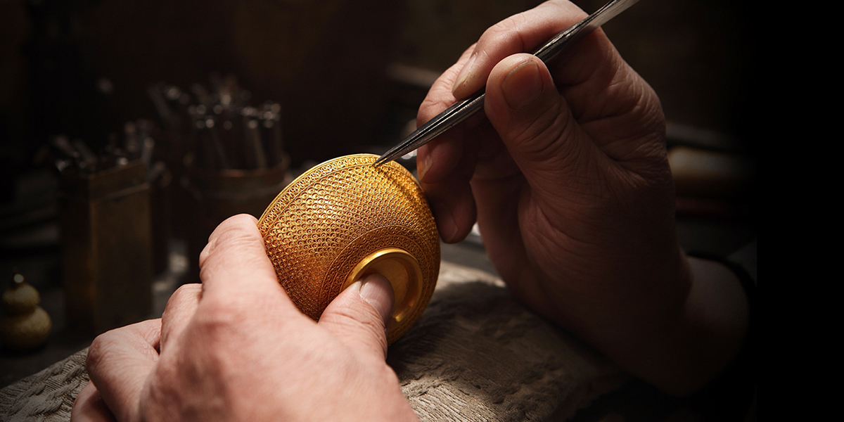 什么是古法祥瑞金器,古法黄金加工工具