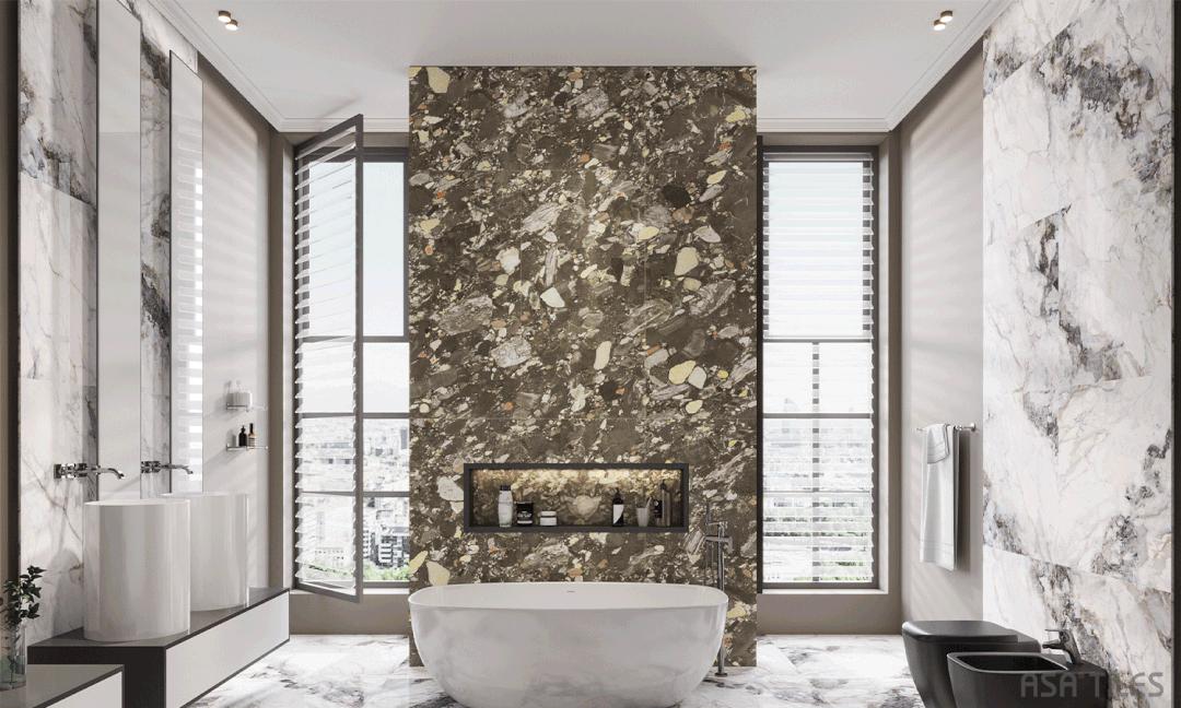 纯色晶钻瓷砖,新款轻奢风大理石瓷砖