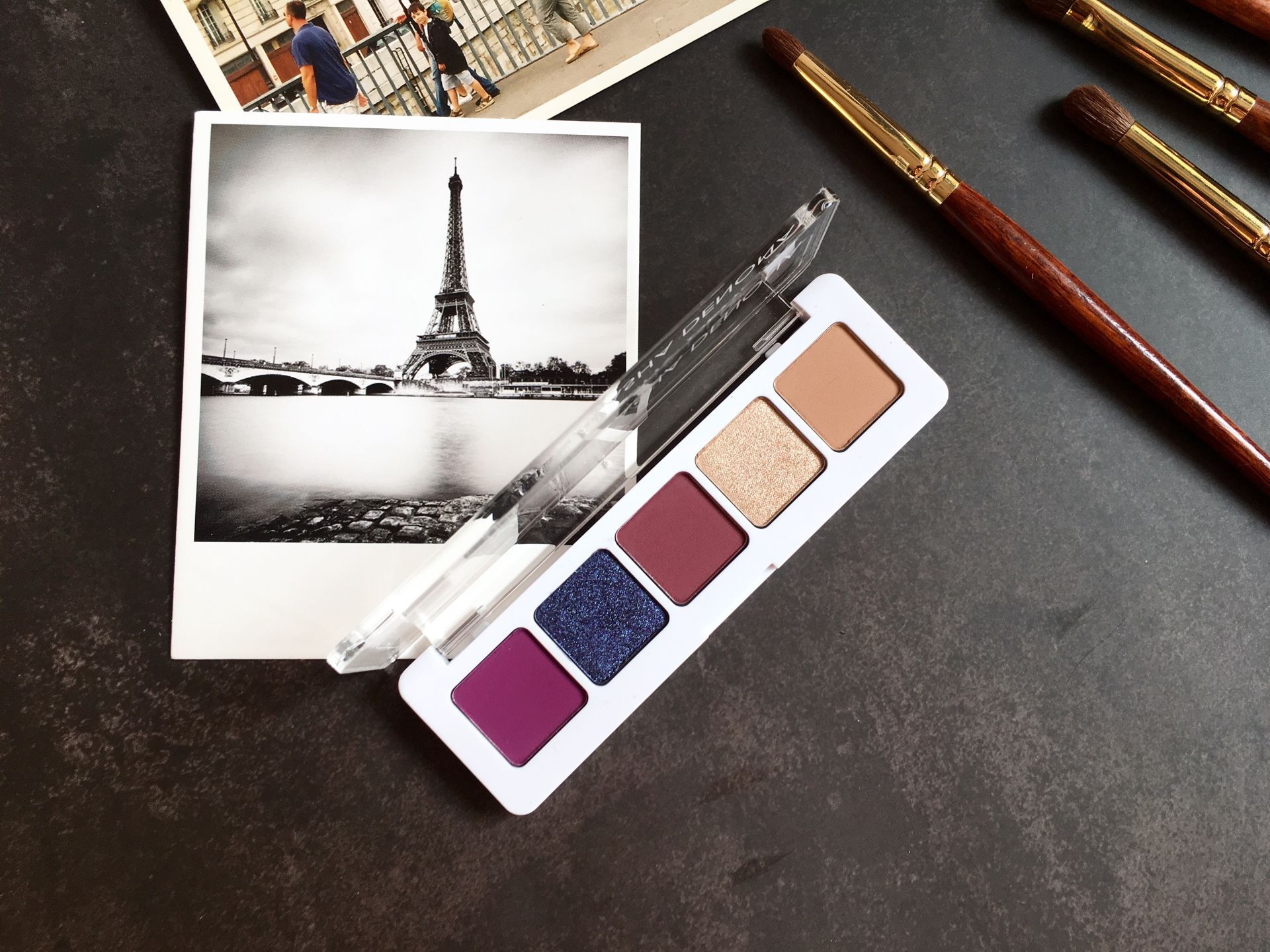 natashadenona迷你5色眼影盘教程,natashabrzone古铜盘眼影试色