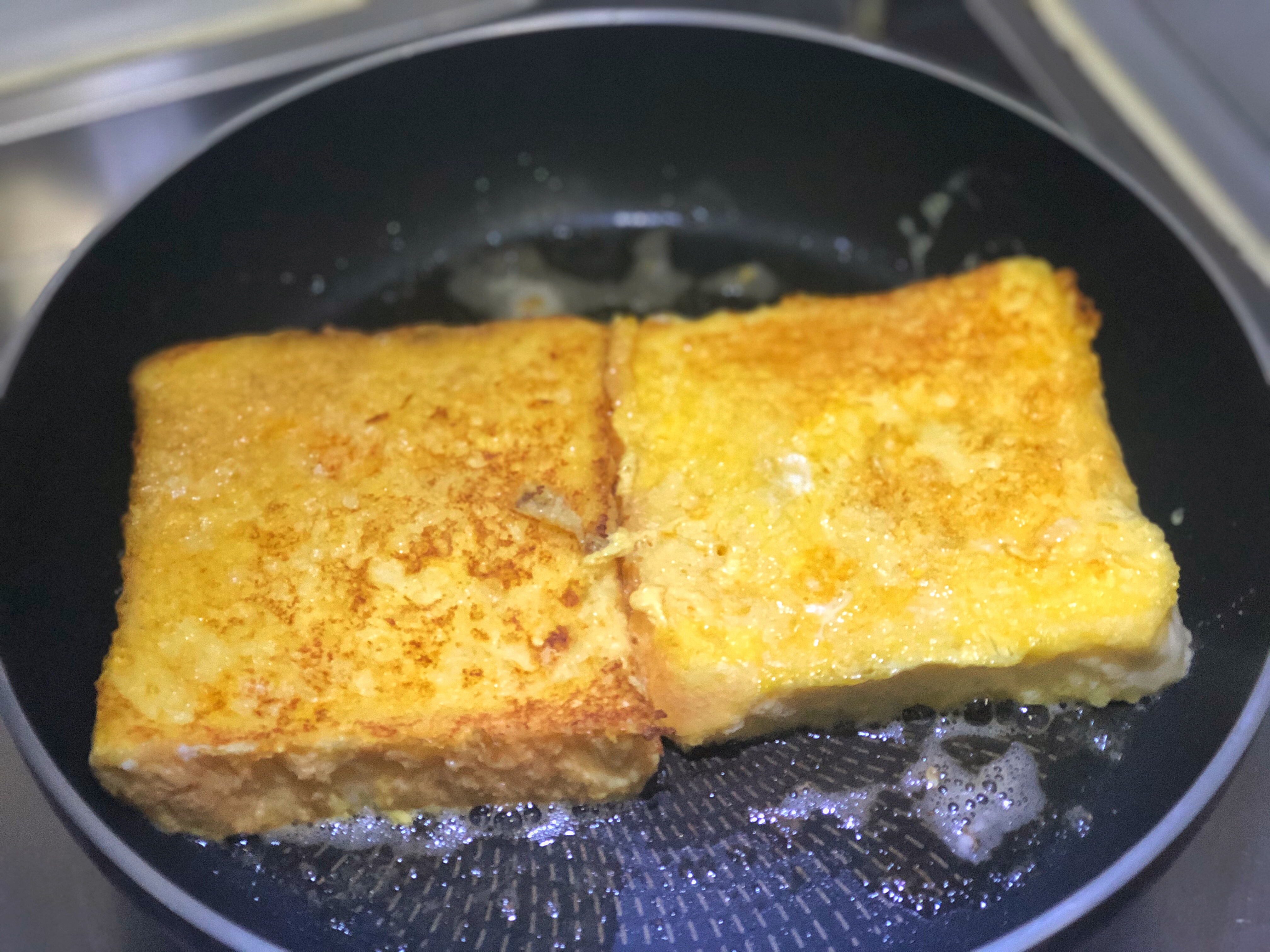 不用黄油的西多士怎么做,低油西多士家庭做法