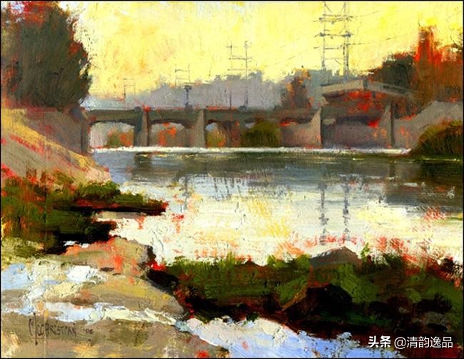 美国艺术家乔biwler油画作品赏析,丽莎印象派油画欣赏