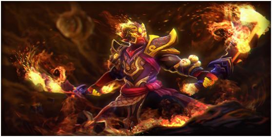 DOTA2：Ti8冠军雕像出炉，造型奇特，这个火猫为什么这么大