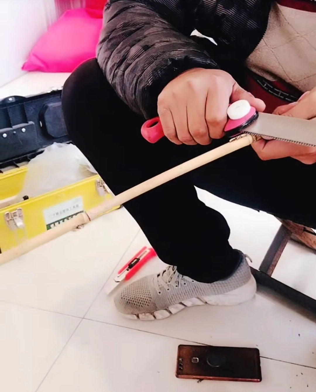 自己动手制作竹竿钓鱼,如何制作简易竹竿钓鱼