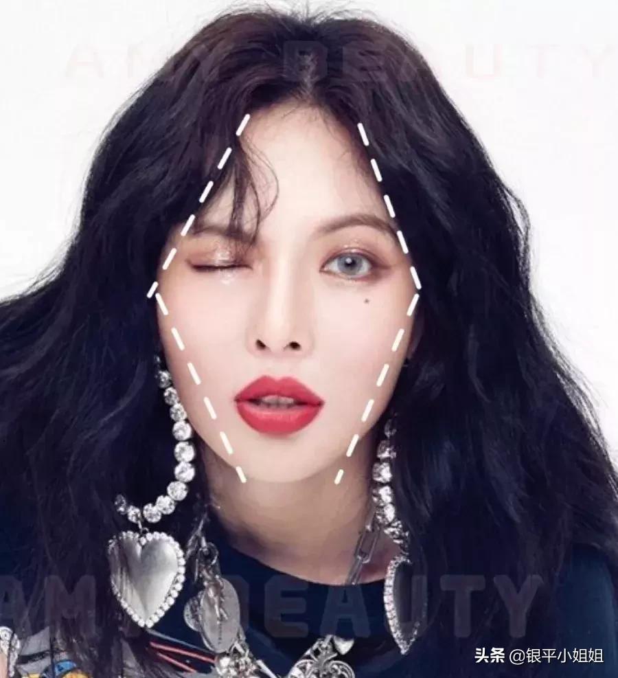 泫雅的脸型是菱形脸吗,猫系菱形脸的女生好看吗