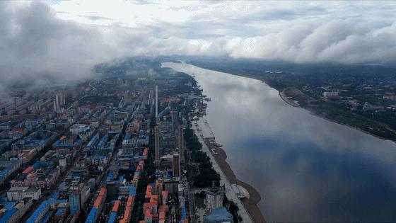 中俄双子城黑河,中俄边境双子城黑河市