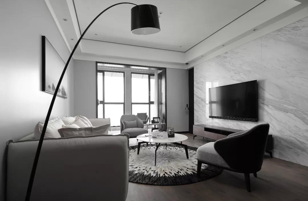 全屋极简黑白灰,黑白灰风格全屋效果