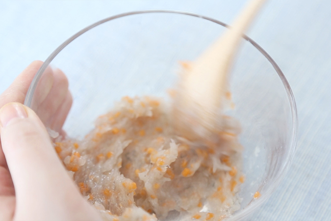 鲜美补钙胡萝卜青菜虾丸,鲜虾胡萝卜怎么做虾丸辅食