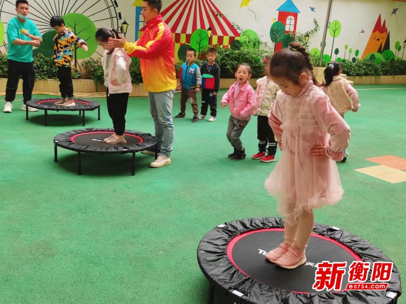 衡阳市组织开展大众蹦床选拔活动选拔后备人才蓄力省运会