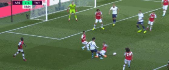 孙兴慜对阵阿森纳,孙兴慜世界波阿森纳闪耀