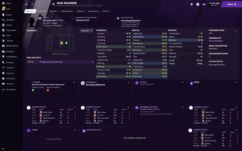 fm2021开档必签球员推荐,fm2021开档必签年轻妖人