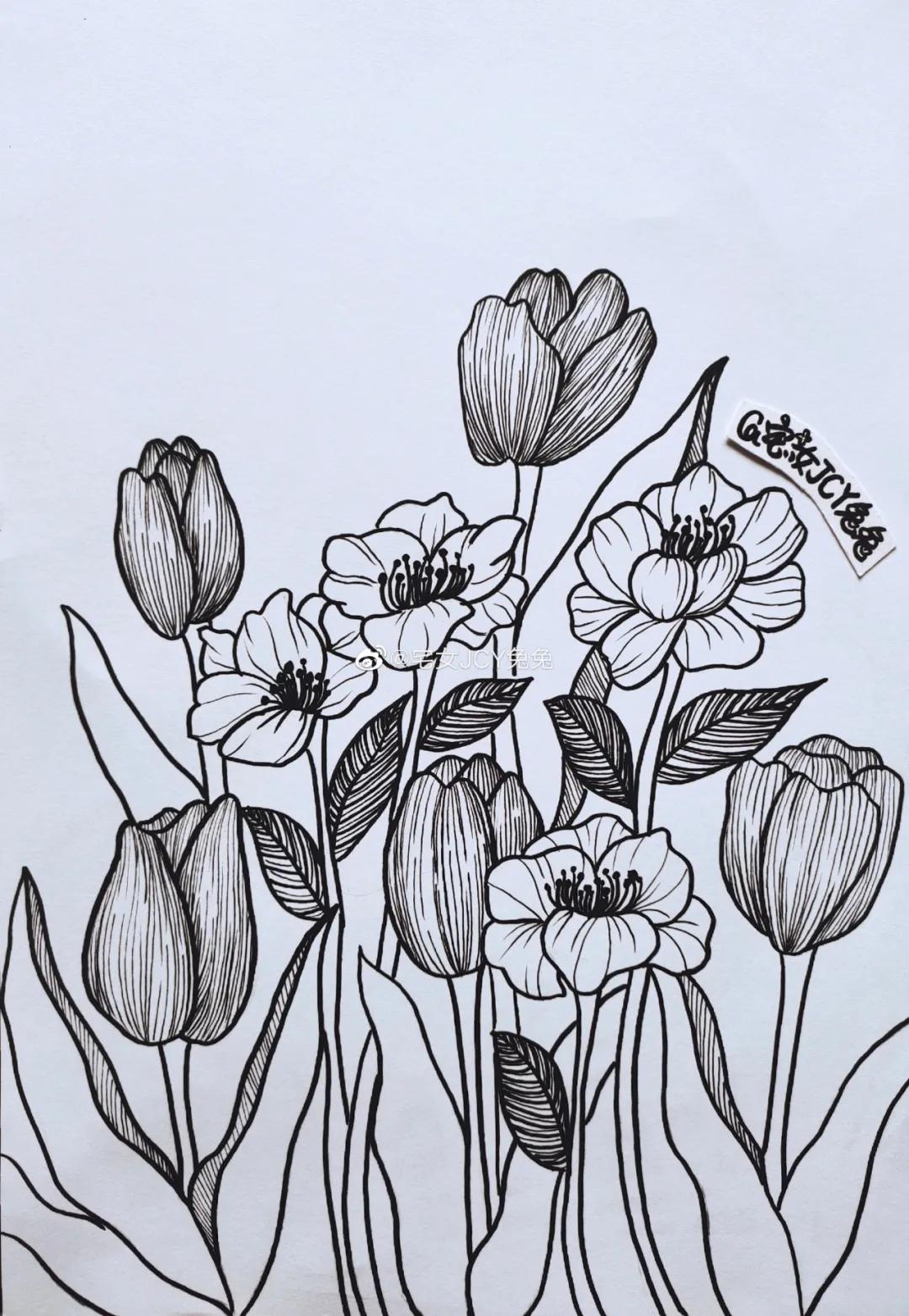 简单又好看的重彩油画棒作品,美到极致的风格绘画