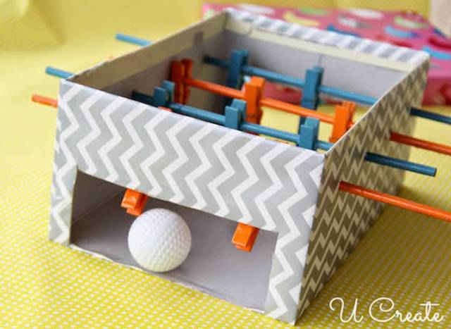 3-6岁儿童益智手工玩具鞋盒,幼儿园鞋盒里的动物世界手工作品