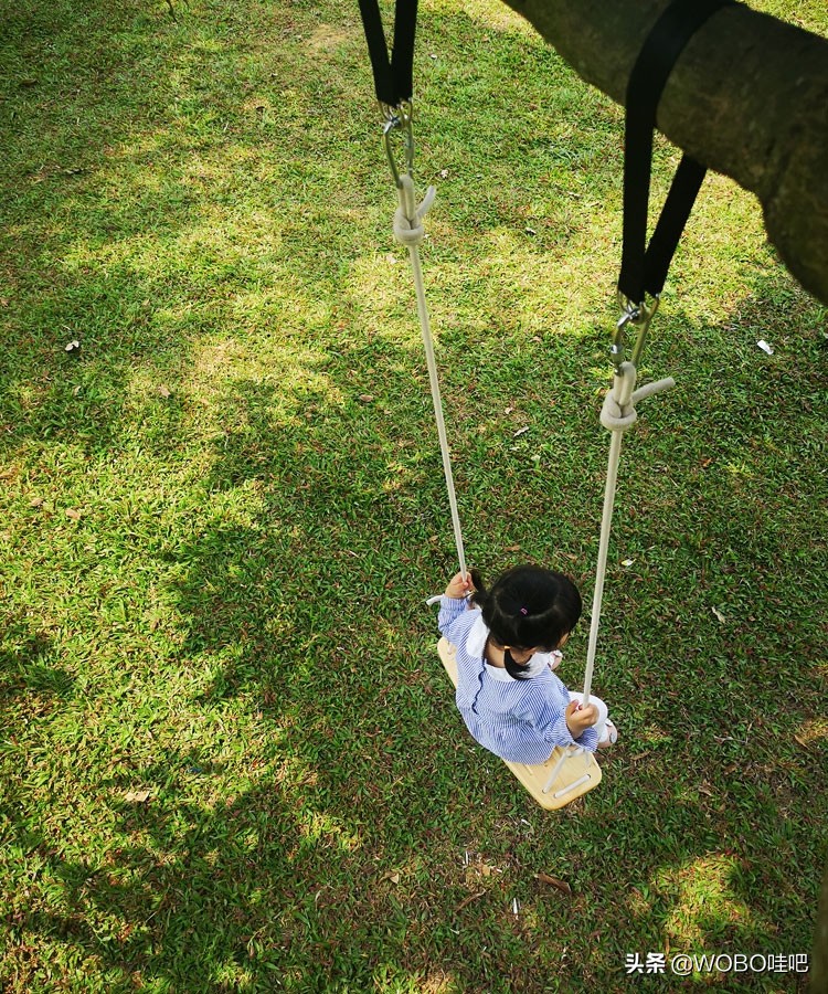 荡起来庭院秋千家用,又简单又好玩的秋千