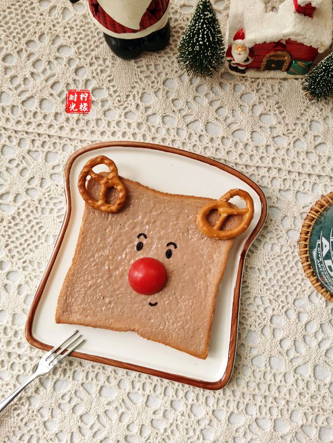 元气早餐|🎄⛄圣诞卡通吐司🎅🦌