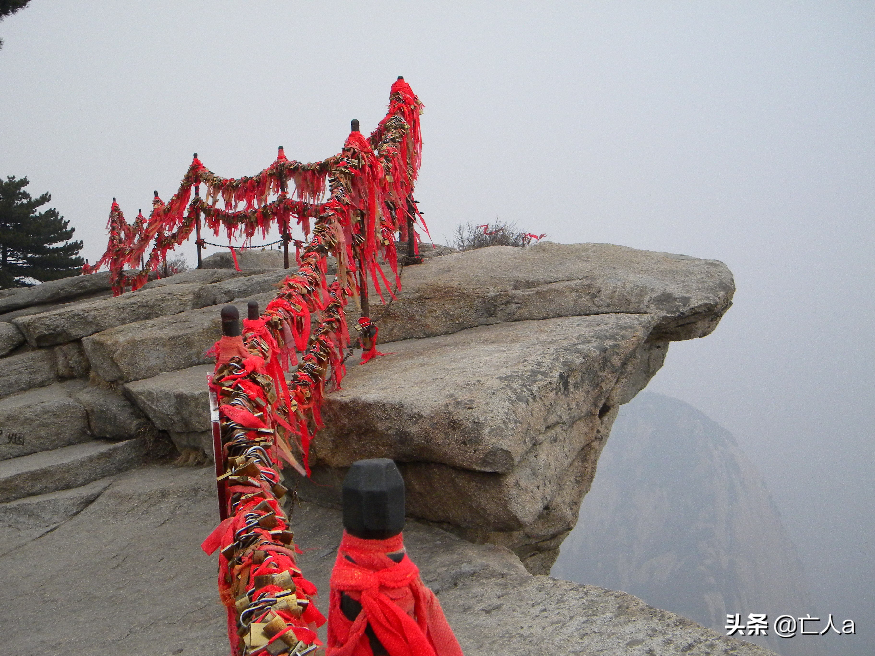 西岳华山徒步路线图,西岳华山行全景