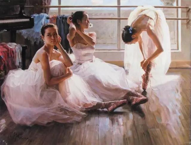 他偷看老婆同事跳舞25年，画下这曼妙的人体油画，还卖了1200万