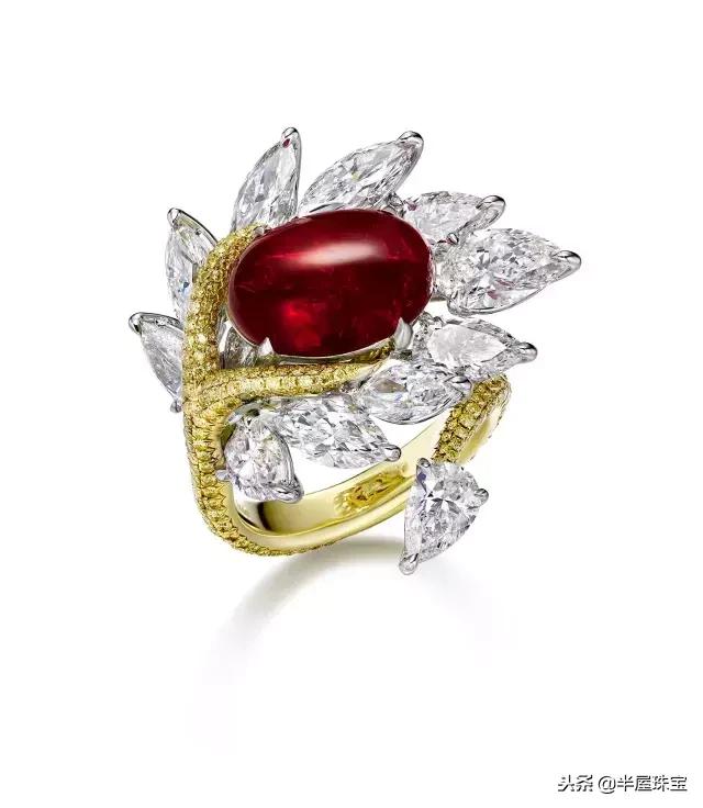 红宝石戒指款式图片,红宝石戒指颜色最好的品牌
