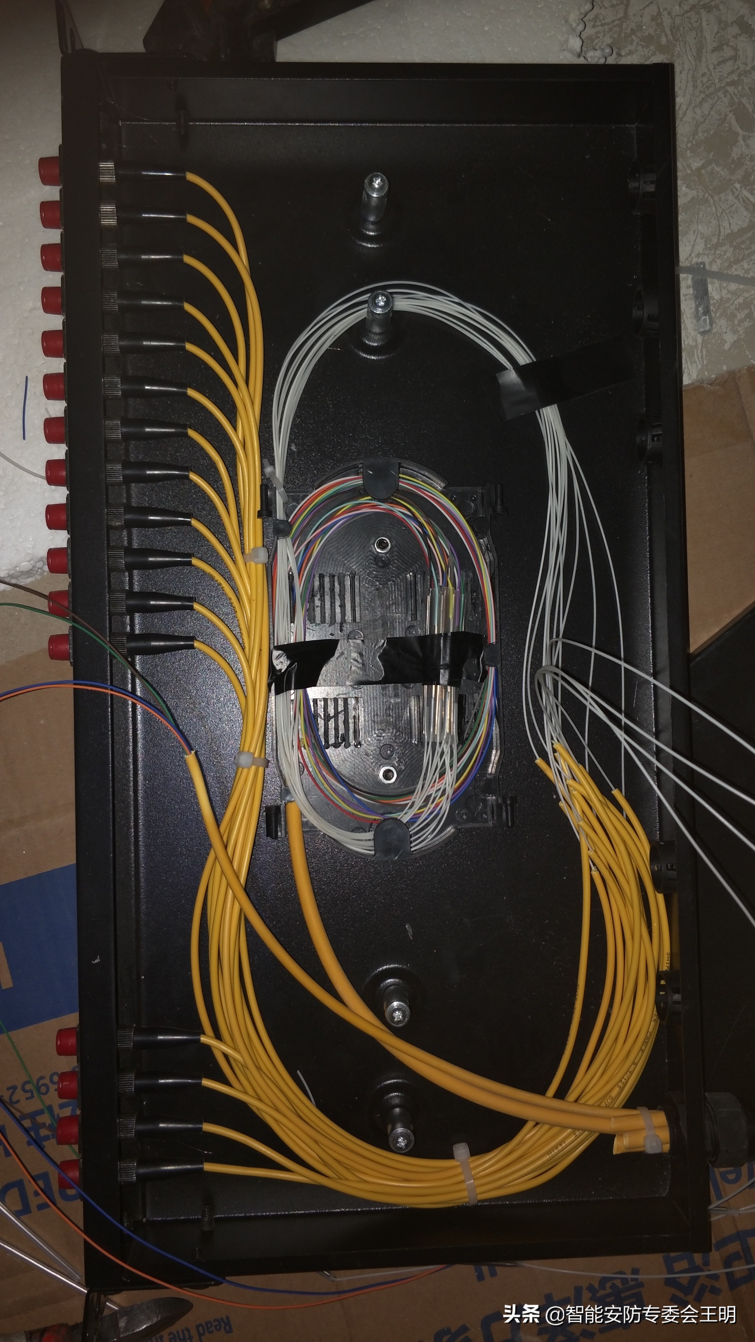 新型光纤熔接施工案例,风电场光纤熔接图纸