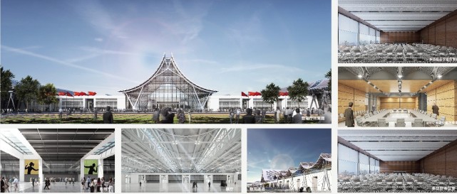 郑州新国际会展中心图,郑州市新国际会展中心效果图