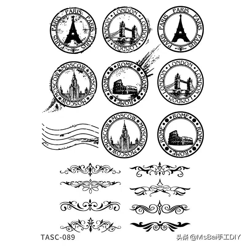 橡皮章手工diy材料包,手工橡皮章图片大全