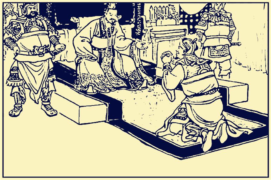 曹丕怎么逼曹植作诗,曹丕见两牛打架让曹植写下一首诗