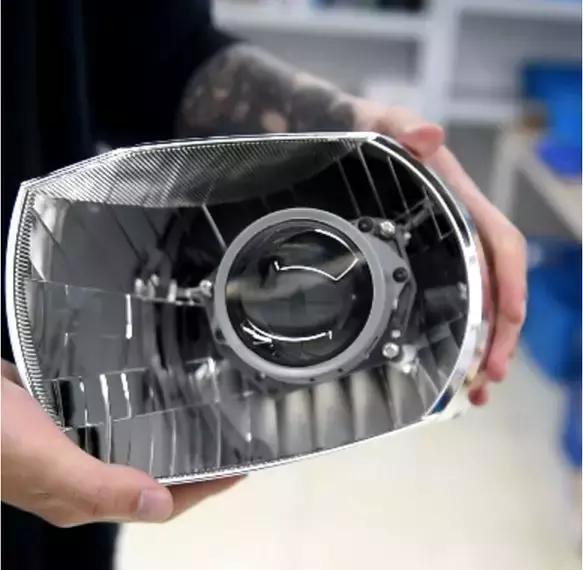 大灯改装灯光秀,桑塔纳大灯改装夜晚效果