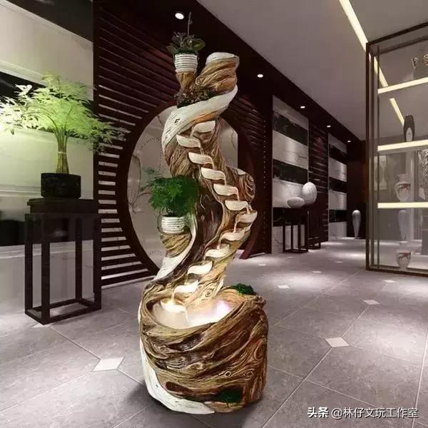 高端摆设物件崖柏,崖柏抱石山居摆件