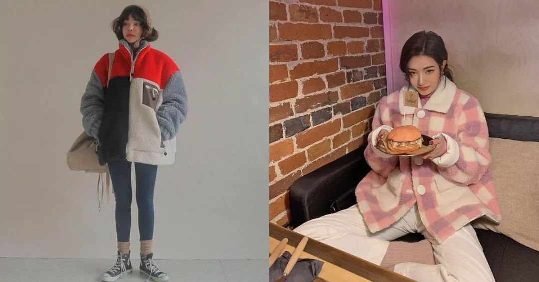 中长款泰迪熊大衣搭配,今年冬天流行穿大衣