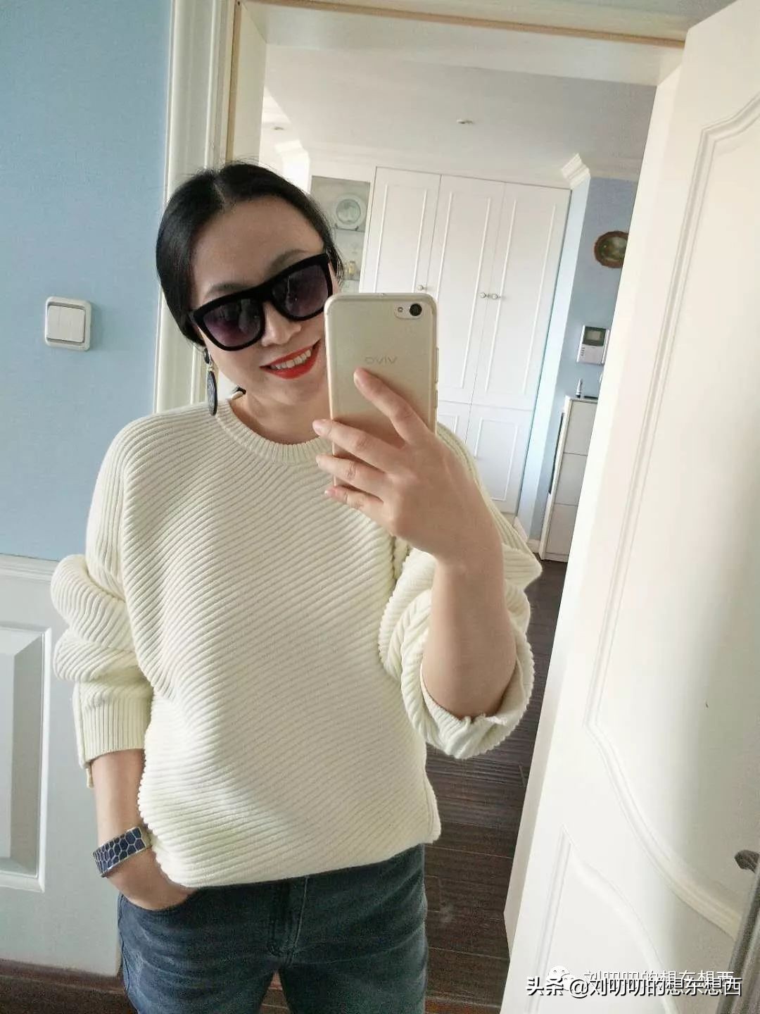 一日一look,早春丝巾的搭配