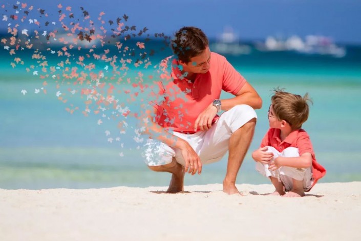 ps打散飞溅效果,ps怎么制作打散照片