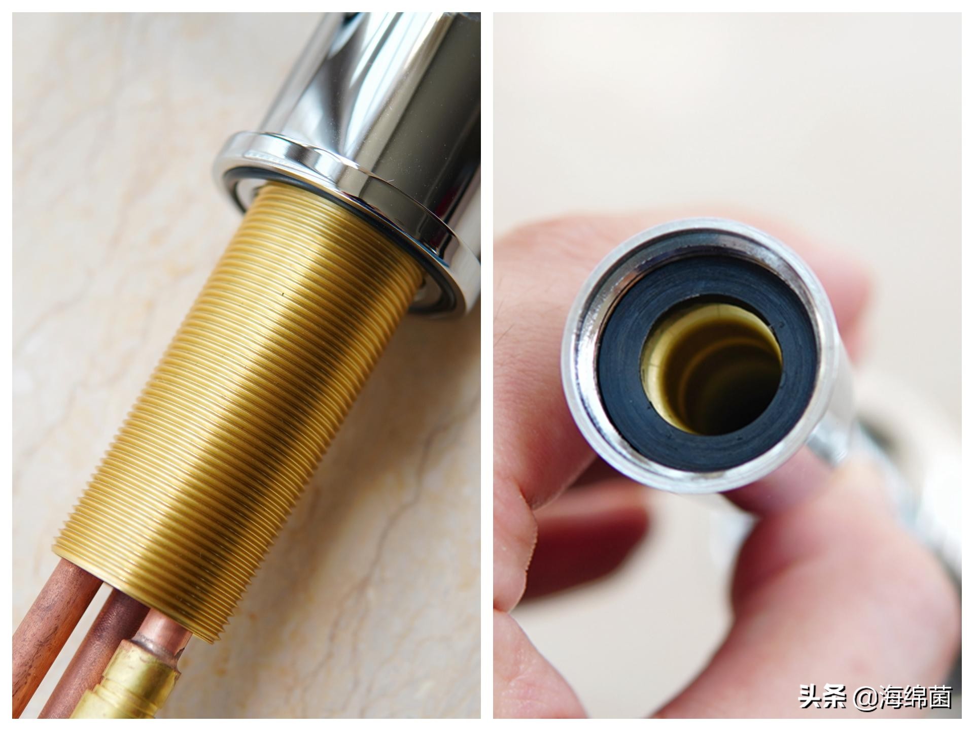 厨房双孔冷热二合一水龙头安装,厨房水龙头冷热两用自己动手安装