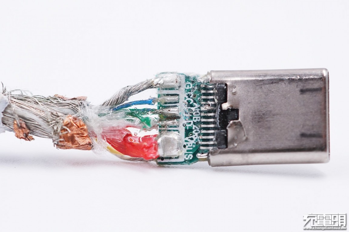 小米移动电源330000mh快充版拆解,小米c口数据线拆解